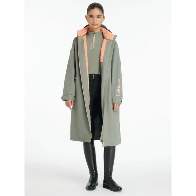 Lemieux Young Rider HydroShield Robe Rosemary Rosemary 7-8 years Outdoor Coats
