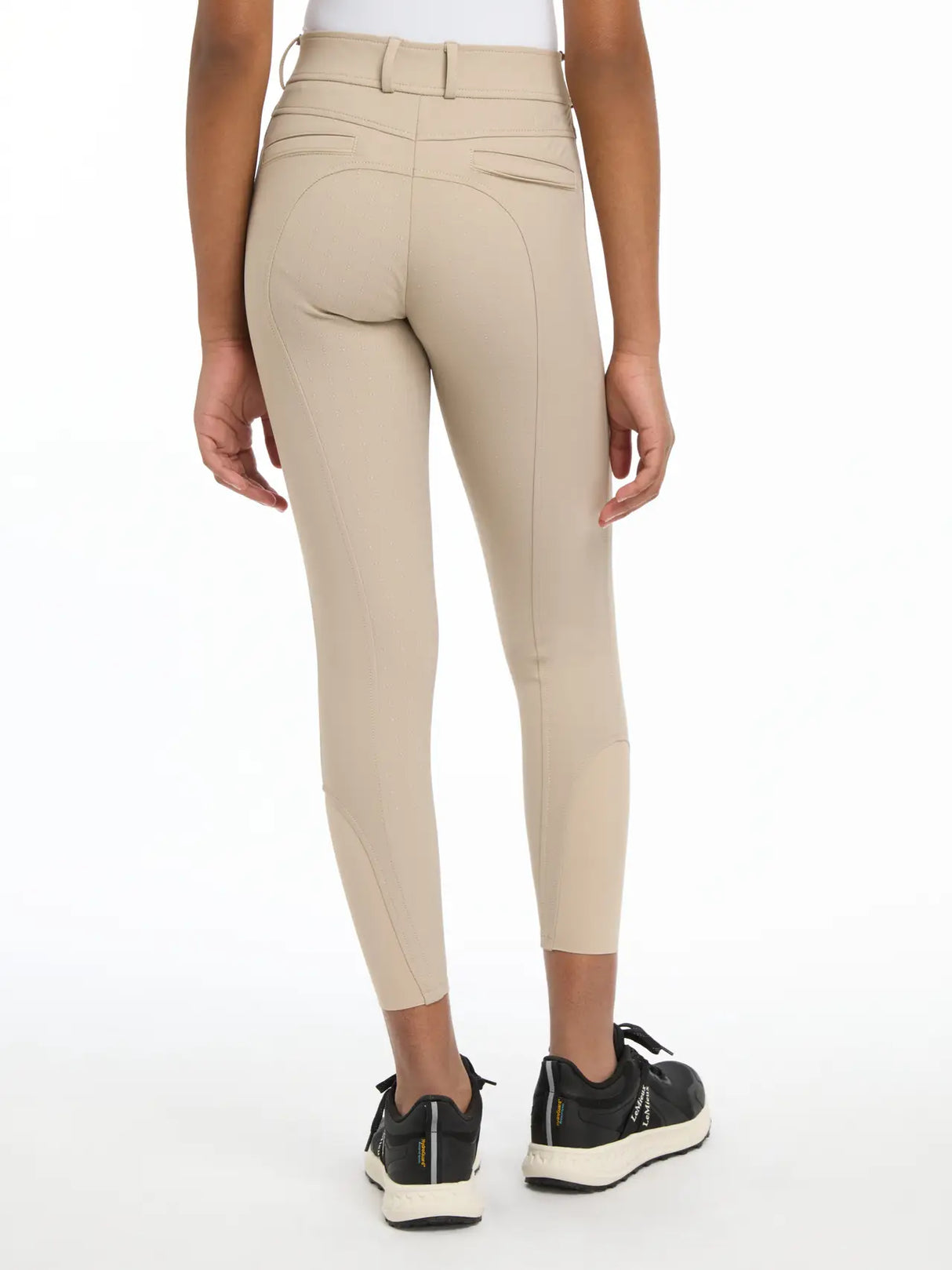 LeMieux Young Rider Izzy Full Seat Breeches Almond Almond 7-8 years Breeches