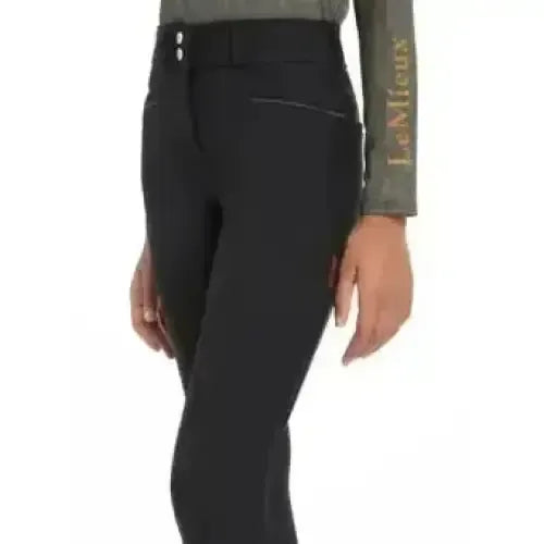 Lemieux Young Rider Izzy Full Seat Breeches Black 7-8 Years Black Breeches