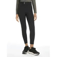 Black high-waisted lemieux young rider izzy seat breeches navy with sleek design and three silver waistband buttons