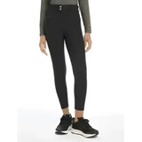 Black high-waisted lemieux young rider izzy seat breeches navy with sleek design and three silver waistband buttons
