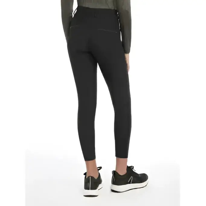 Black high-waisted lemieux young rider seat breeches navy with sleek fit and subtle side pockets from young rider izzy line