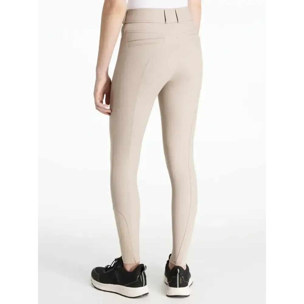 Lemieux Young Rider Izzy Knee Grip Breeches Almond Almond 7-8 years Breeches