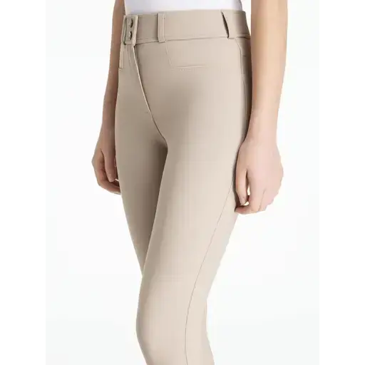 Lemieux Young Rider Izzy Knee Grip Breeches Almond Almond 7-8 years Breeches