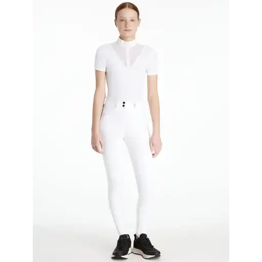 Lemieux Young Rider Izzy Knee Grip Breeches White White 7-8 years Breeches