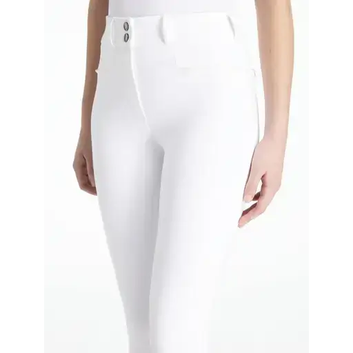 Lemieux Young Rider Izzy Knee Grip Breeches White White 7-8 years Breeches