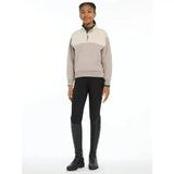 Lemieux Young Rider Kate Quarter Zip Sweat Ash/Stone 7-8 Years Ash / Stone Coats & Jackets