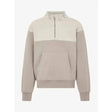 Lemieux Young Rider Kate Quarter Zip Sweat Ash/Stone 7-8 Years Ash / Stone Coats & Jackets