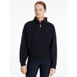 Lemieux Young Rider Kate Quarter Zip Sweat Navy/Cranberry Navy/Cranberry 7-8 years Jumpers
