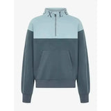 Lemieux Young Rider Kate Quarter Zip Sweat Petrol/Glacier 7-8 Years Petrol /glacier Blue Jumpers & Hoodies