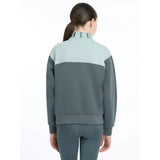 Lemieux Young Rider Kate Quarter Zip Sweat Petrol/Glacier 7-8 years Petrol / Glacier Blue Jumpers & Hoodies
