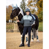 Lemieux Young Rider Kate Quarter Zip Sweat Petrol/Glacier 7-8 years Petrol / Glacier Blue Jumpers & Hoodies