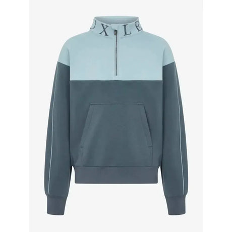 Lemieux Young Rider Kate Quarter Zip Sweat Petrol/Glacier 7-8 years Petrol / Glacier Blue Jumpers & Hoodies