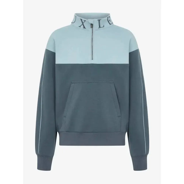 Lemieux Young Rider Kate Quarter Zip Sweat Petrol/Glacier 7-8 years Petrol / Glacier Blue Jumpers & Hoodies