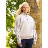 Lemieux Young Rider Kate Quarter Zip Sweat Stone 7-8 Years Jumpers & Hoodies