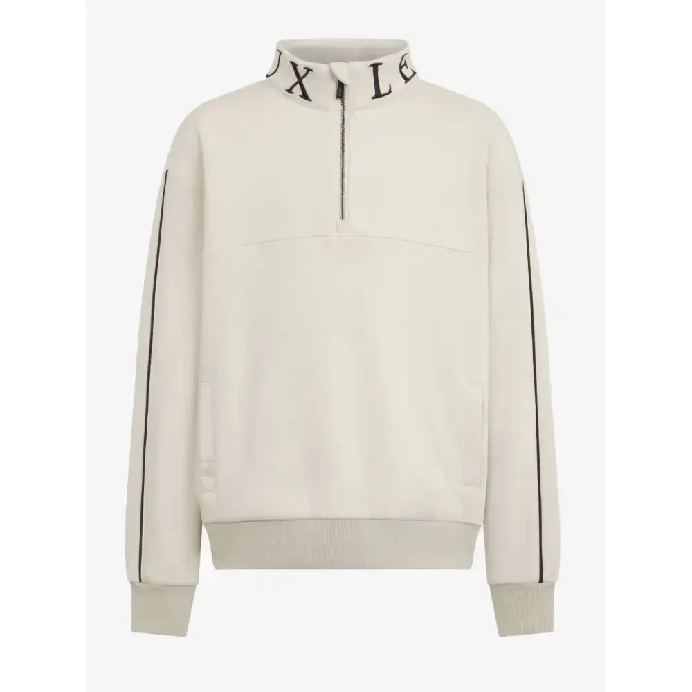Lemieux Young Rider Kate Quarter Zip Sweat Stone 7-8 Years Jumpers & Hoodies