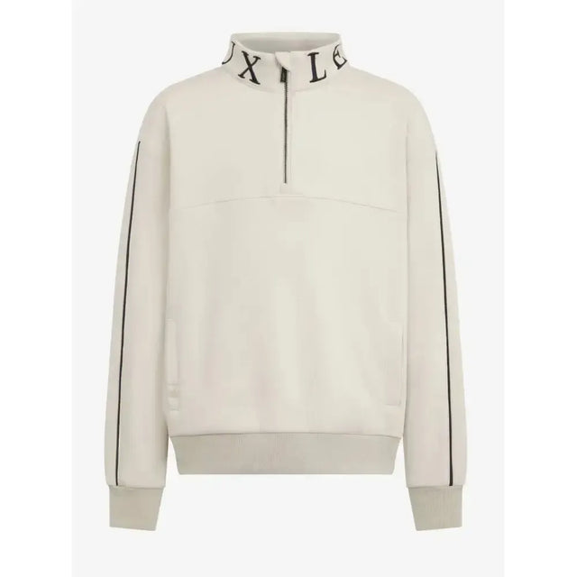 Lemieux Young Rider Kate Quarter Zip Sweat Stone 7-8 Years Jumpers & Hoodies