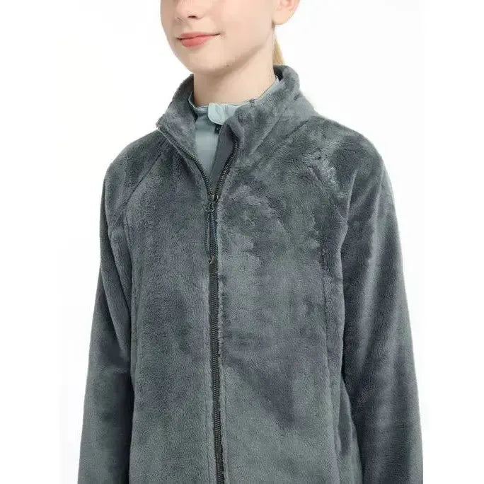Lemieux Young Rider Libby Fleece Petrol 7-8 years Petrol Jumpers & Hoodies