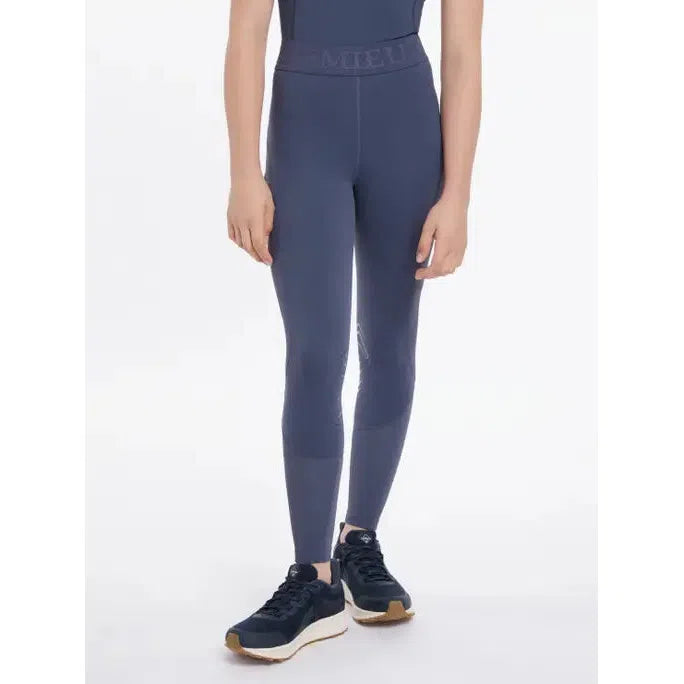 Lemieux Young Rider Lizzie Mesh Legging Dusk Blue Dusk Blue 7-8 years Legwear