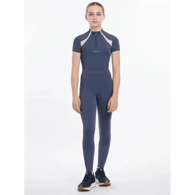 Lemieux Young Rider Lizzie Mesh Legging Dusk Blue Dusk Blue 7-8 years Legwear