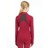Lemieux Young Rider Mia Mesh Base Layer Ember 7-8 Years Ember Base Layers