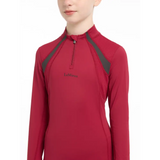 Lemieux Young Rider Mia Mesh Base Layer Ember - Base Layers