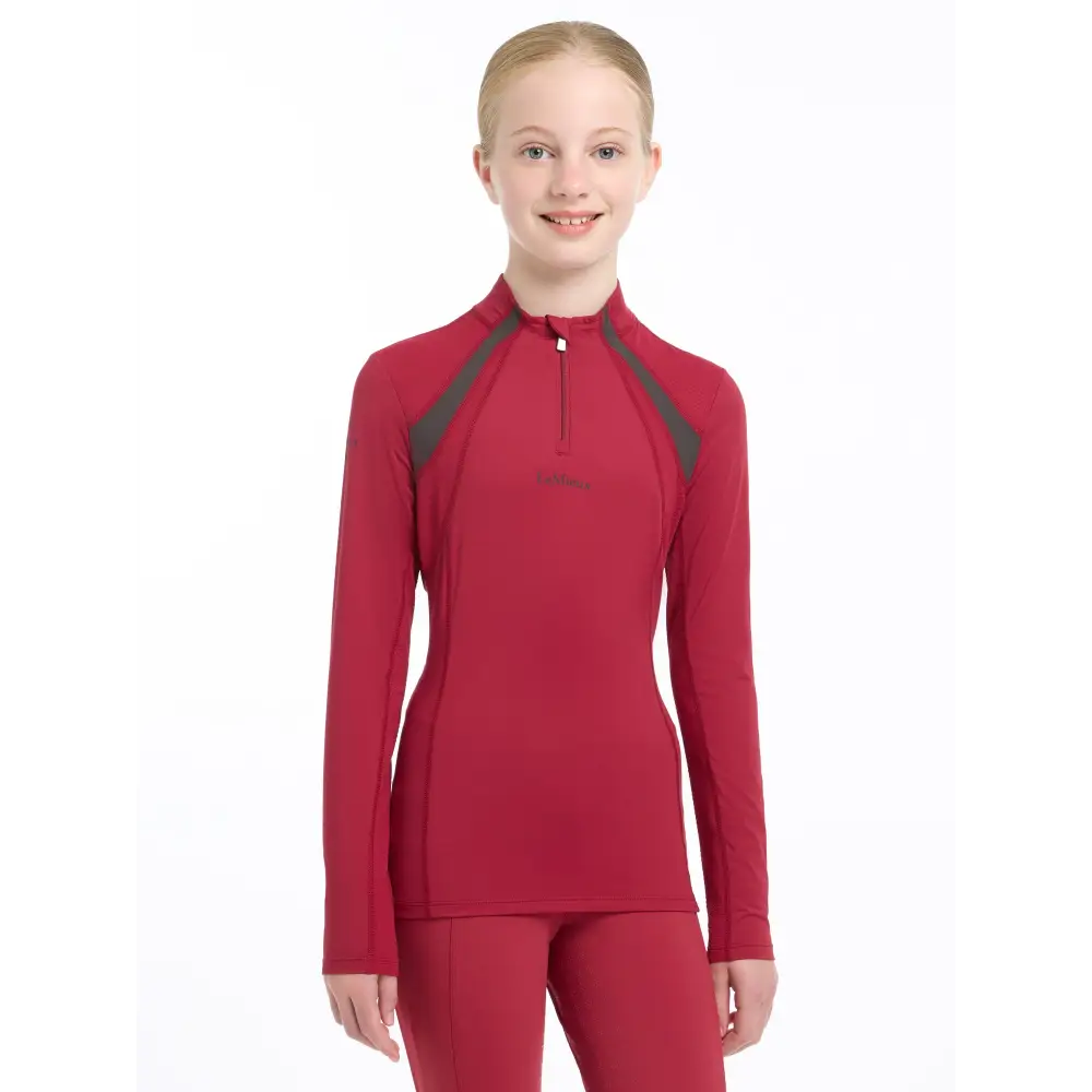 Lemieux Young Rider Mia Mesh Base Layer Ember - Base Layers