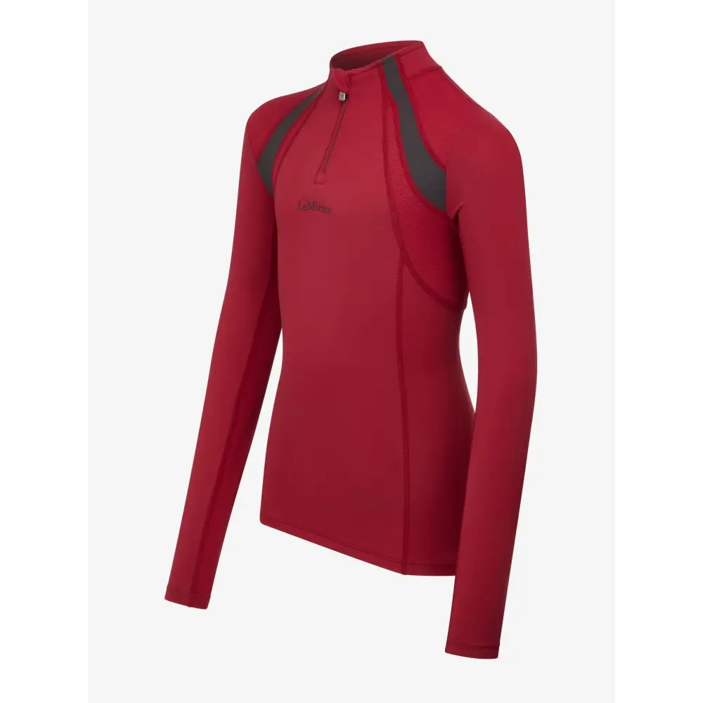 Lemieux Young Rider Mia Mesh Base Layer Ember - Base Layers