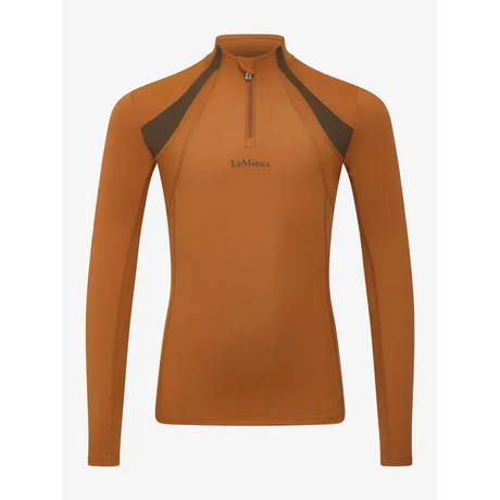 Lemieux Young Rider Mia Mesh Base Layer Ginger 7-8 years Ginger Base Layers