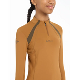 Lemieux Young Rider Mia Mesh Base Layer Ginger - Base Layers