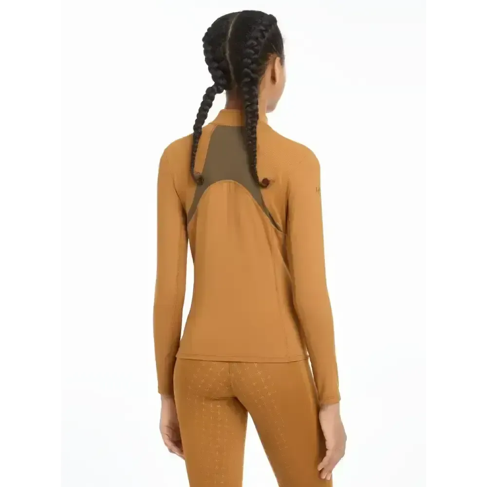 Lemieux Young Rider Mia Mesh Base Layer Ginger 7-8 years Ginger Base Layers