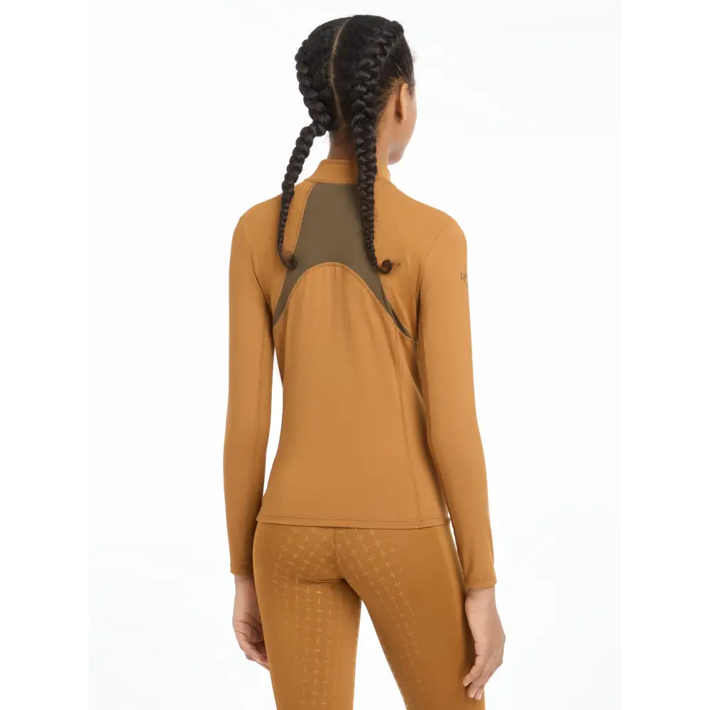 Lemieux Young Rider Mia Mesh Base Layer Ginger - Base Layers