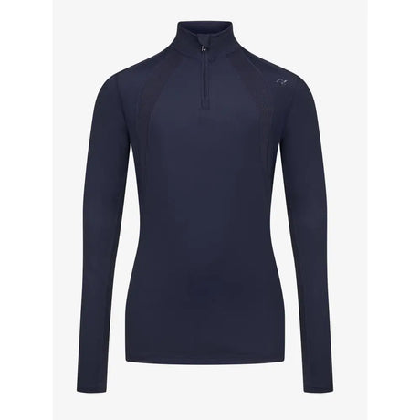 Lemieux Young Rider Mia Mesh Base Layer Navy 7-8 Years Base Layers Barnstaple Equestrian Supplies