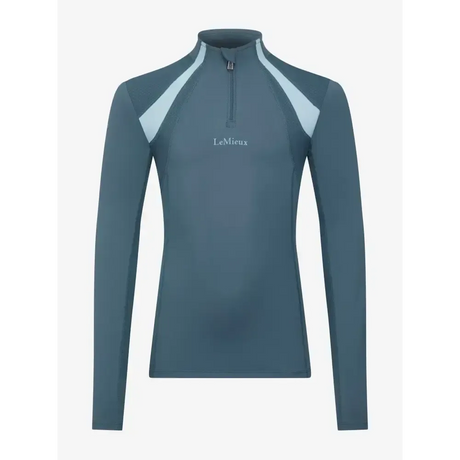 Lemieux Young Rider Mia Mesh Base Layer Petrol 7-8 years Petrol Base Layers