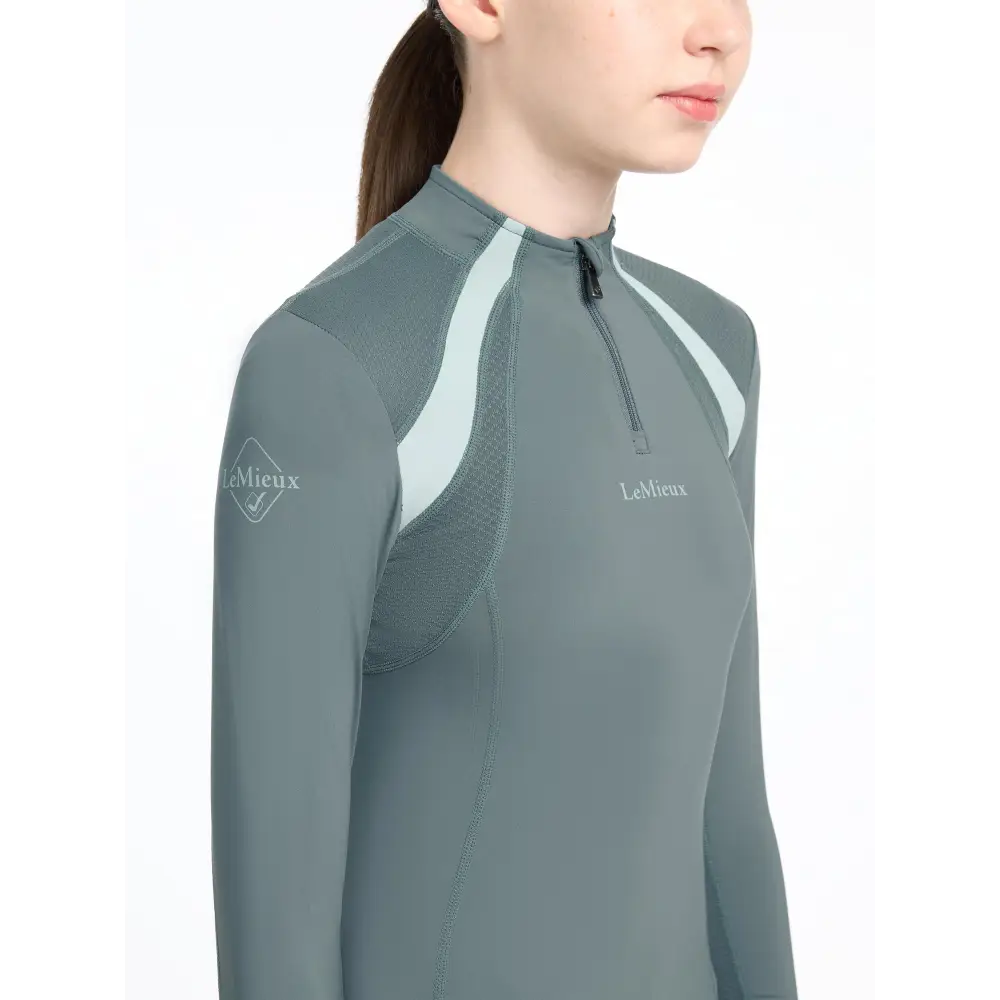 Lemieux Young Rider Mia Mesh Base Layer Petrol - Base Layers