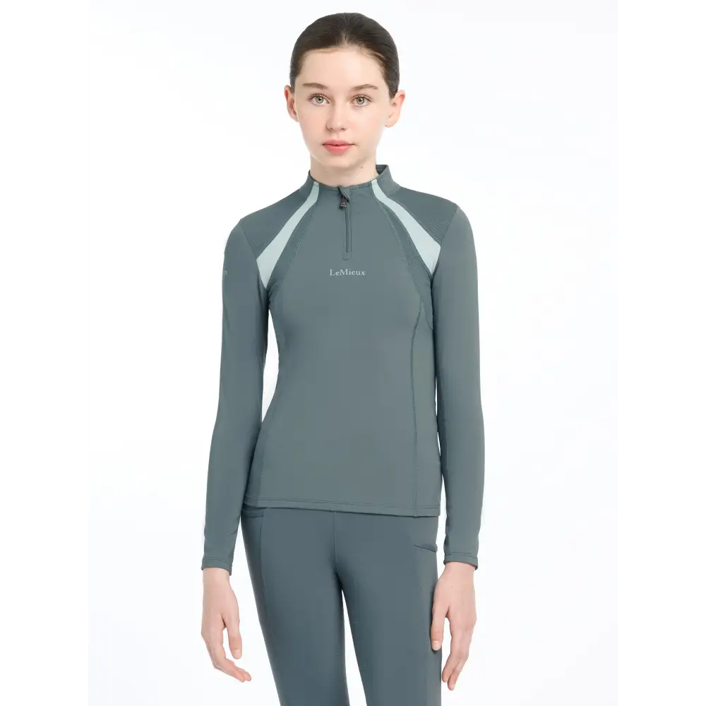 Lemieux Young Rider Mia Mesh Base Layer Petrol - Base Layers