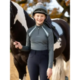 Lemieux Young Rider Mia Mesh Base Layer Petrol 7-8 years Petrol Base Layers
