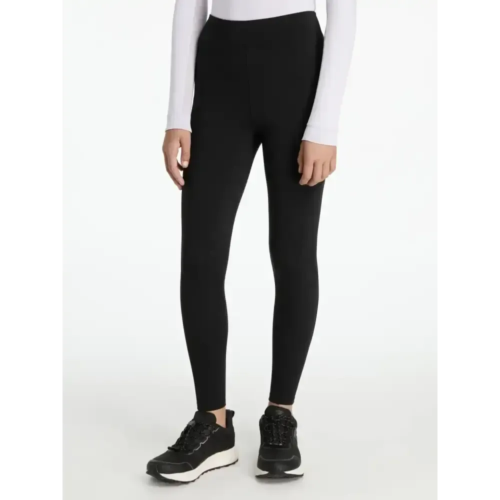 Lemieux Young Rider Nell Brushed Pull Ons Black Black 7-8 years Riding Tights