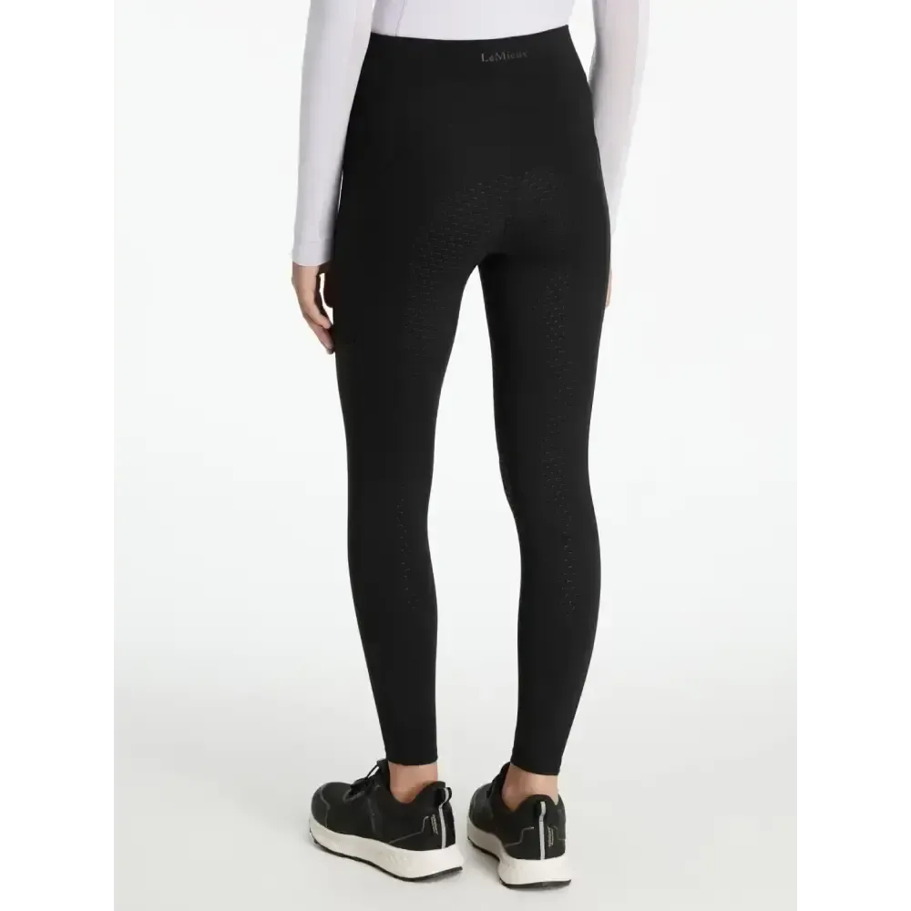 Lemieux Young Rider Nell Brushed Pull Ons Black Black 7-8 years Riding Tights