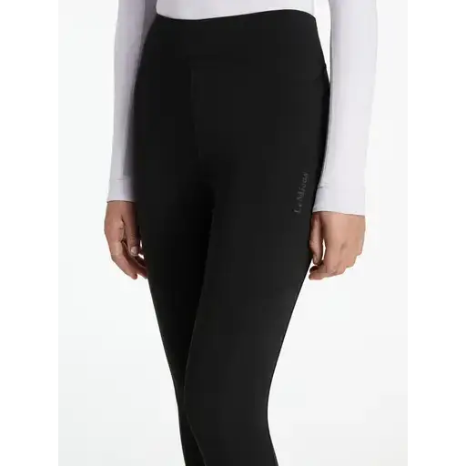 Lemieux Young Rider Nell Brushed Pull Ons Black Black 7-8 years Riding Tights