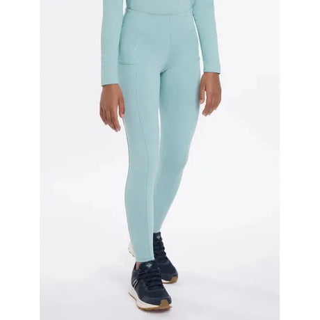 Lemieux Young Rider Orla Pull Ons Aqua Aqua 7-8 years Riding Tights