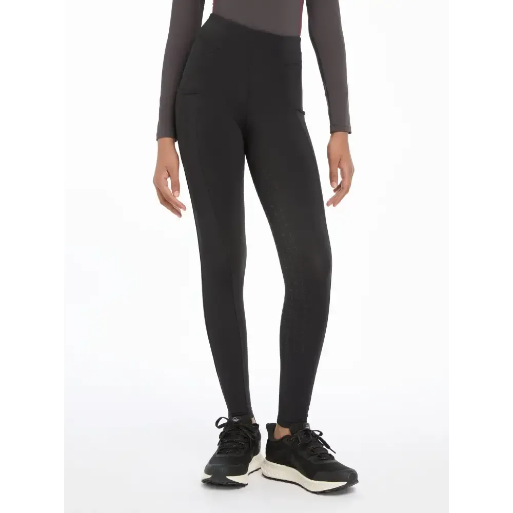 Lemieux Young Rider Orla Pull Ons Black 7-8 years Riding Tights