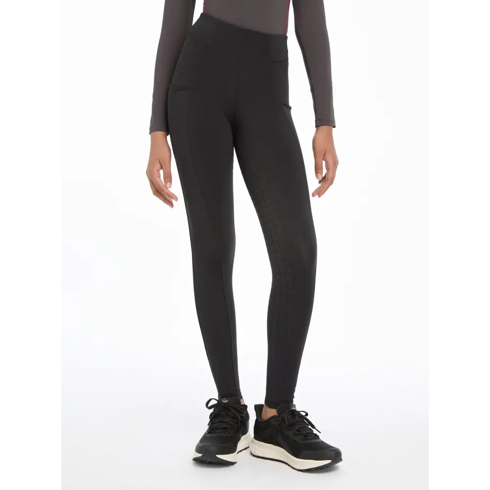 Lemieux Young Rider Orla Pull Ons Black - Riding Tights