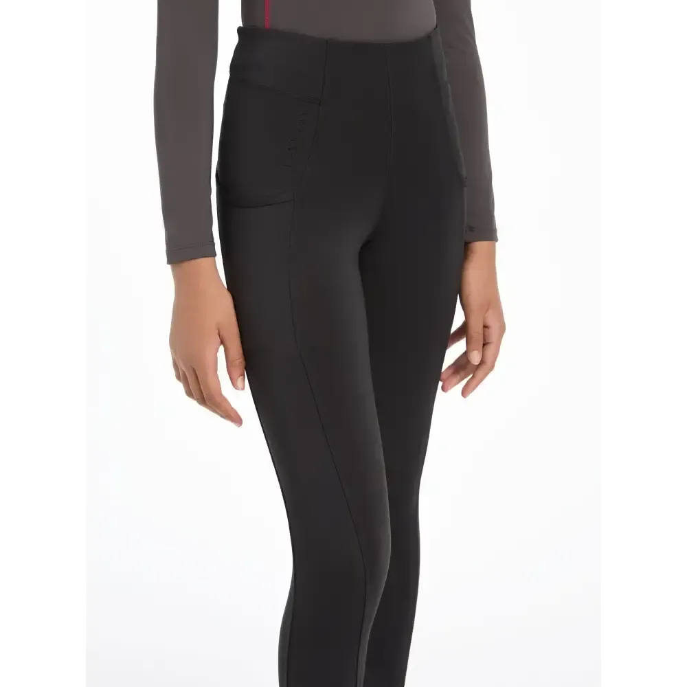 Lemieux Young Rider Orla Pull Ons Black 7-8 years Riding Tights