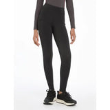 Black lemieux young rider orla pull ons with high waist smooth stretchy fabric and subtle side pockets