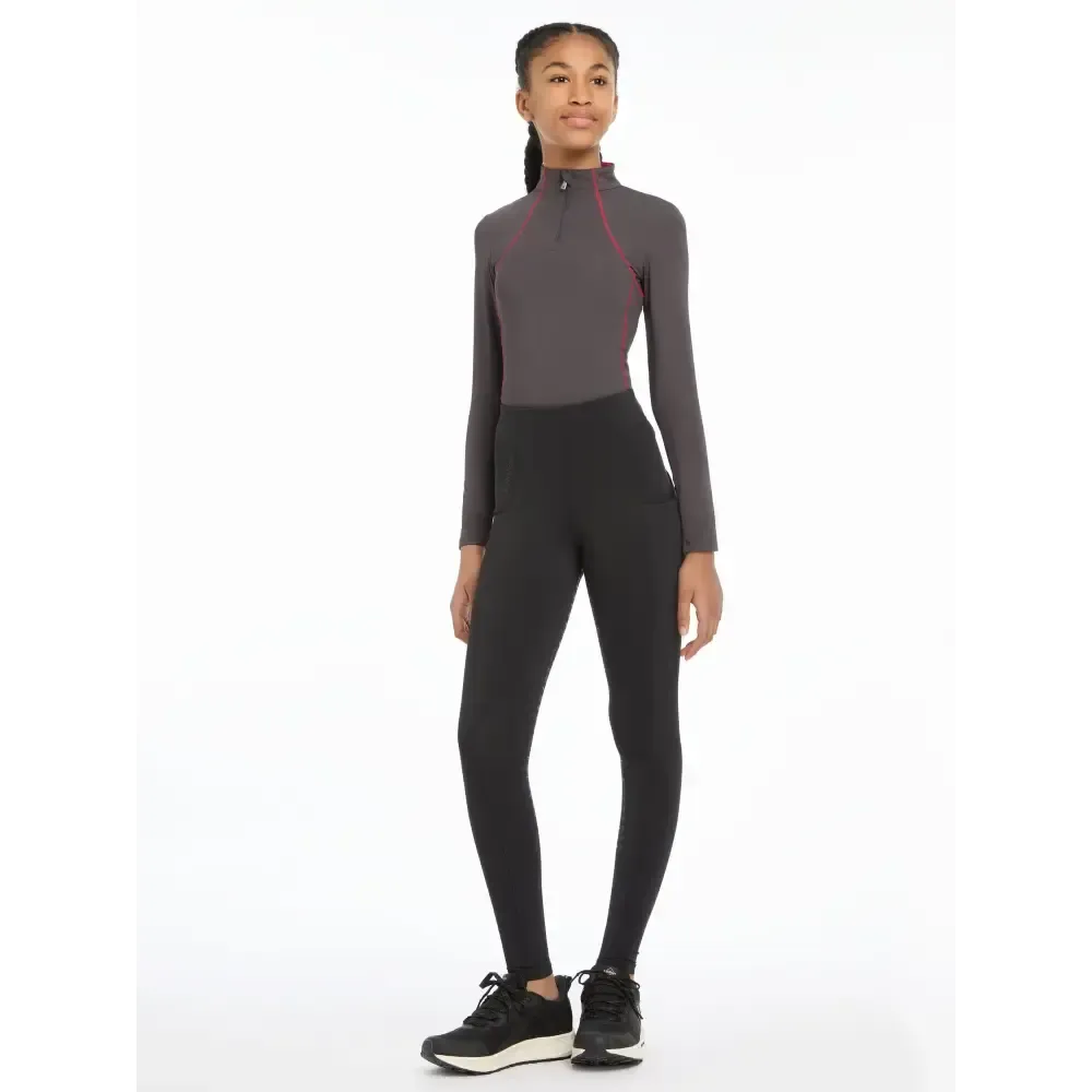 Lemieux Young Rider Orla Pull Ons Black 7-8 years Riding Tights