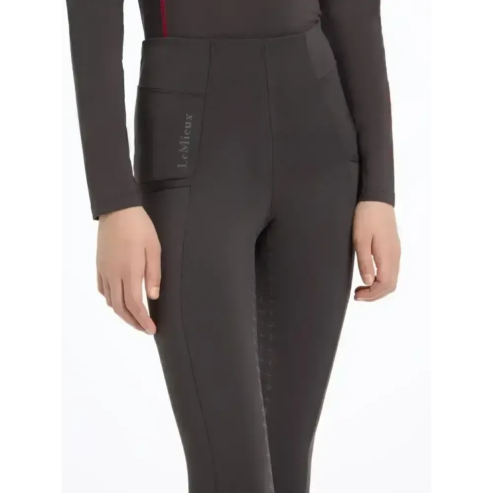 Lemieux Young Rider Orla Pull Ons Cinder 7-8 Years Riding Tights