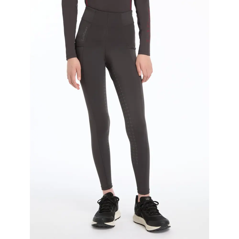 Lemieux Young Rider Orla Pull Ons Cinder - Riding Tights