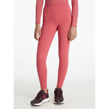 Lemieux Young Rider Orla Pull Ons Cranberry Cranberry 7-8 years Riding Tights