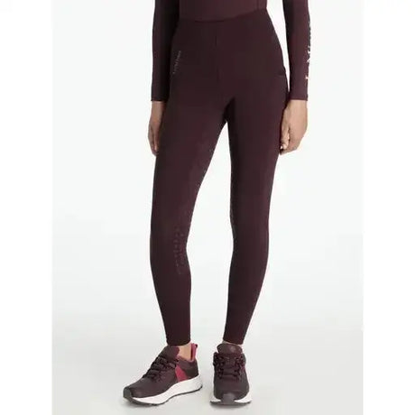 Lemieux Young Rider Orla Pull Ons Damson Damson 7-8 years Riding Tights